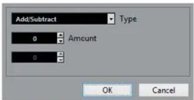 STEINBERG Cubase AI 11 - Boîte de dialogue Vélocité - 1