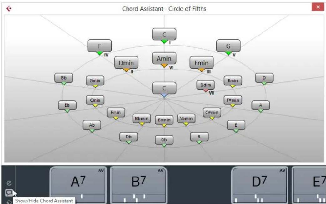 STEINBERG Cubase AI 11 - Chord Assistant - 1