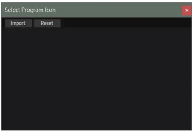 STEINBERG HALion Sonic 7 - Boîte de dialogue Set Program Icon - 1