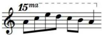 STEINBERG Dorico Elements 3.5 - Lignes d'octave - 3