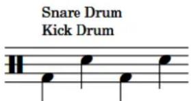 STEINBERG Dorico Elements 3.5 - Sélection des notes par défaut pendant la saisie de notes pour les kits de percussions - 1