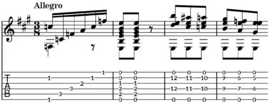 STEINBERG Dorico Elements 3.5 - Tablatures - 1