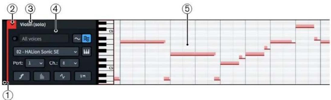 STEINBERG Dorico Elements 3.5 - Pistes d'instruments - 1