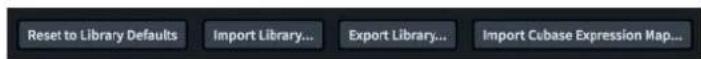 STEINBERG Dorico Elements 3.5 - Options de gestion des Expression Maps/bibliothèques - 1
