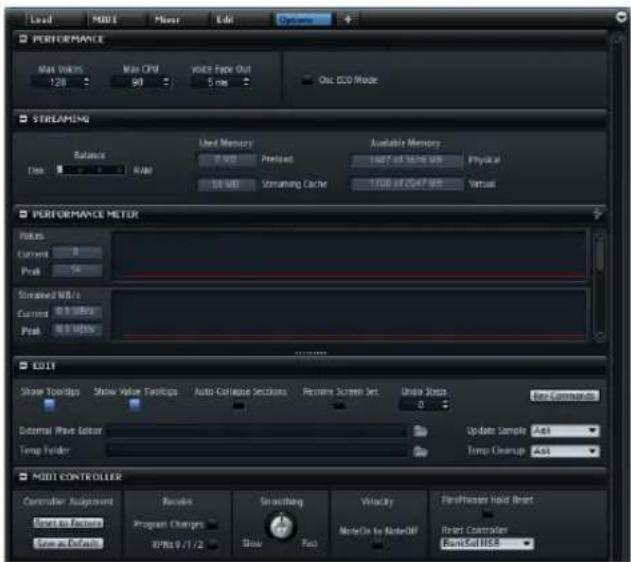 STEINBERG HALion 4 - Der Options-Editor - 1