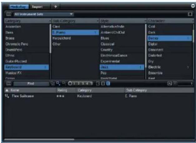 STEINBERG HALion 4 - Managing Files via the MediaBay - 1