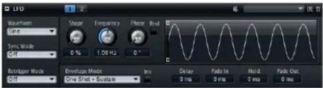 STEINBERG HALion 4 - La section LFO - 1