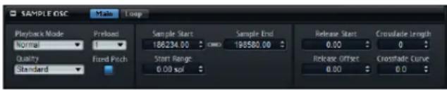 STEINBERG HALion 4 - Der Editorbereich »Sample Oscillator« - 1