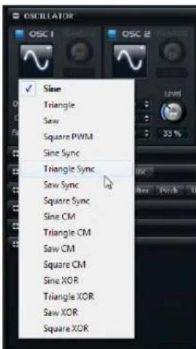 STEINBERG HALion 4 - OSC 1/2/3 Type - 1