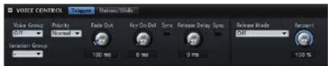 STEINBERG HALion 4 - 「VOICE CONTROL」セクション - 1