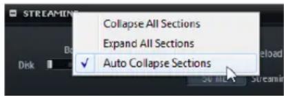 STEINBERG HALion 4 - Auto Collapse Sections - 1