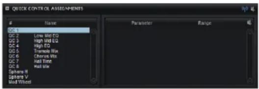 STEINBERG HALion 4 - クイックコントロールの管理 - 1