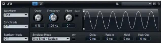 STEINBERG HALion 4 - Der LFO-Editorbereich - 1