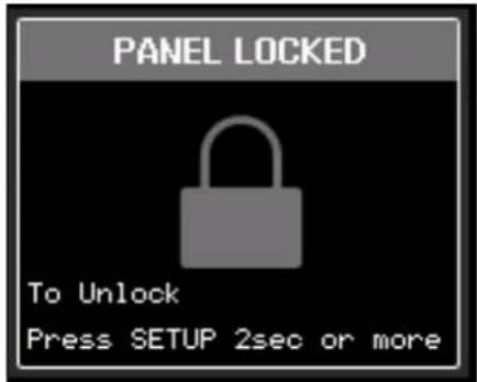 STEINBERG AXR4U - Écran PANEL LOCK - 1