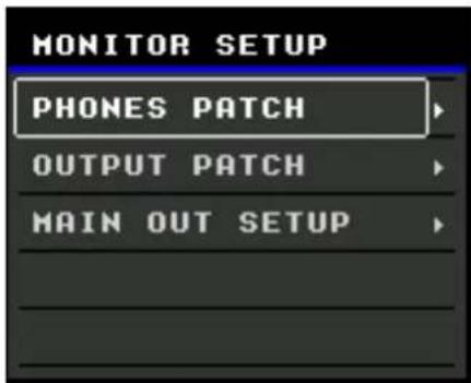 STEINBERG AXR4U - Écran MONITOR SETUP - 1