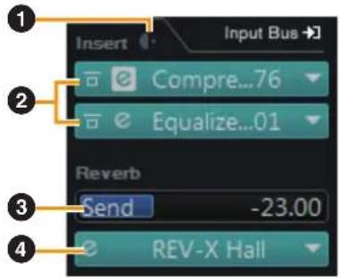 STEINBERG AXR4U - Zone des réglages des effets - 1