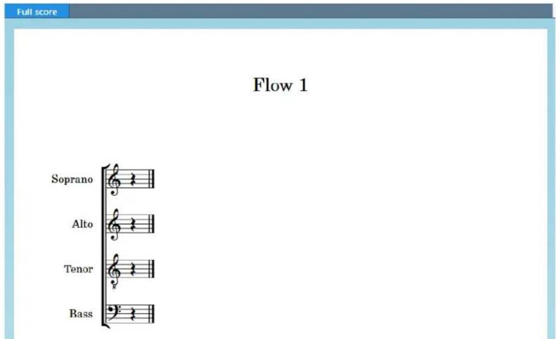 STEINBERG Dorico 1 - Zone de musique - 1