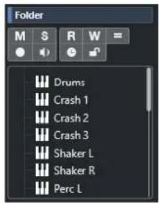 STEINBERG Cubase Pro 13 - Inspecteur des pistes Répertoire - 1