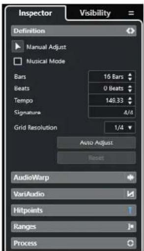 STEINBERG Cubase Pro 13 - Inspecteur - 1