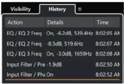 STEINBERG Cubase Pro 13 - Historique de la MixConsole - 1