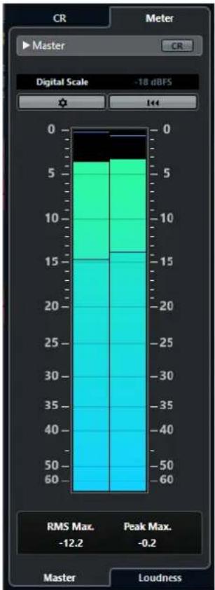 STEINBERG Cubase Pro 13 - Vumètre principal - 1