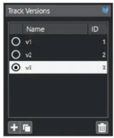 STEINBERG Cubase Pro 13 - Indiquer le nom de la version dans la liste des pistes - 1