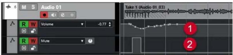 STEINBERG Cubase Pro 13 - Courbes d'automatisation - 1