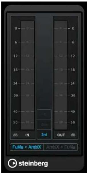 STEINBERG Cubase Pro 13 - Interface du VST AmbiConverter - 1
