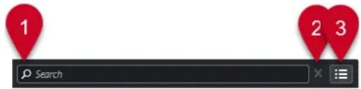 STEINBERG Cubase Pro 13 - Commandes de navigation du rack de Média - 1