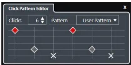 STEINBERG Cubase Pro 13 - Éditeur de patterns de clic - 1