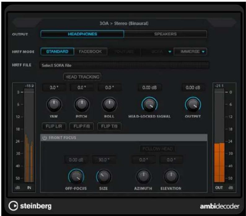 STEINBERG Cubase Pro 13 - Interface de VST AmbiConverter - 1