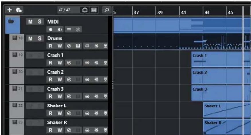 STEINBERG Cubase Pro 13 - Zone de projet - 1