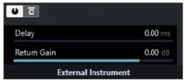 STEINBERG Cubase Pro 13 - Fenêtre Paramètre d'instrument externe - 1