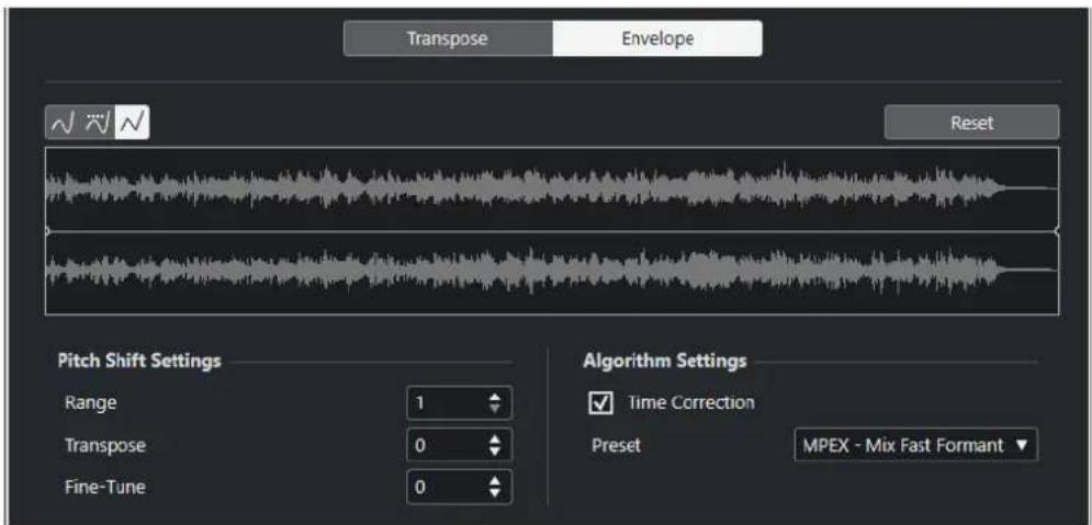 STEINBERG Cubase Pro 13 - Correction de la hauteur basée sur l'enveloppe - 1