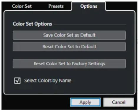 STEINBERG Cubase Pro 13 - Onglet Options - 1