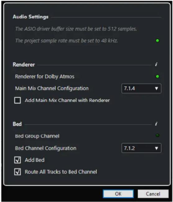 STEINBERG Cubase Pro 13 - Assistant de configuration pour Dolby Atmos - 1