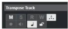 STEINBERG Cubase Pro 13 - Inspecteur de la piste Transposition - 1