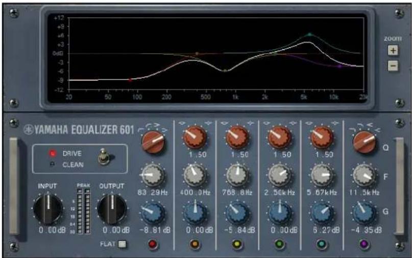 STEINBERG Yamaha Vintage Plug-in Collection - Equalizer 601 - 1