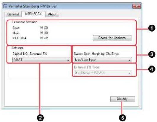 STEINBERG MR816X - Reset Device Number (Réinitialiser le numéro de périphérique) - 1