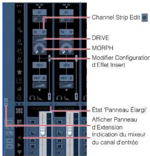 STEINBERG MR816X - Application de l'effet Sweet Spot Morphing Channel Strip aux signaux de contrôle (MR816 CSX uniquement) - 2