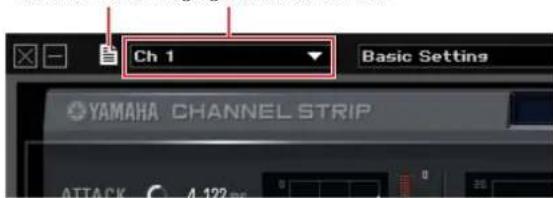 STEINBERG MR816X - ⑥ Channel Strip Edit (MR816 CSX uniquement) - 1