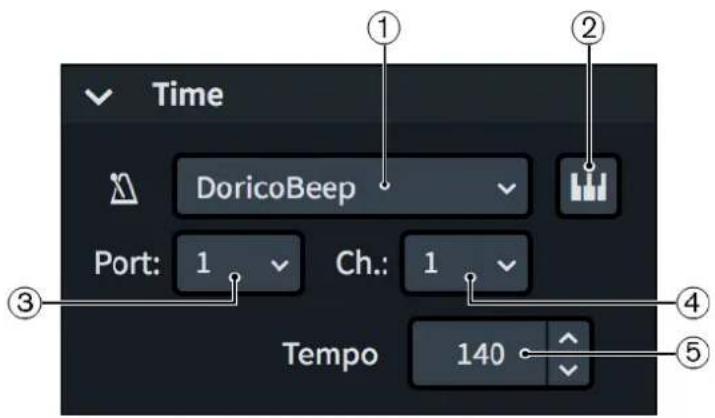 STEINBERG Dorico SE 3 - Changement de tempo sélectionné - 1