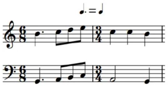 STEINBERG Dorico SE 3 - Équations de tempo - 1