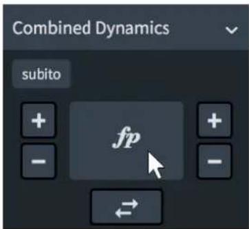 STEINBERG Dorico SE 3 - Nuances combinées - 1