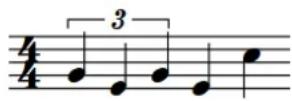 STEINBERG Dorico SE 3 - Conventions de placement générales des N-olets - 1