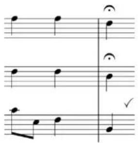 STEINBERG Dorico SE 3 - Modifier des points d'orgue sur des portées individuelles - 1
