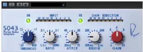 STEINBERG RND Portico Plug-ins - Paramètre Description - 2