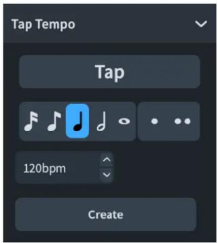 STEINBERG Dorico Elements 4 - Taper le tempo - 1