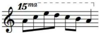 STEINBERG Dorico Elements 4 - Lignes d'octave - 4