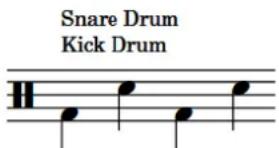 STEINBERG Dorico Elements 4 - Sélection des notes par défaut pendant la saisie de notes pour les kits de percussions - 1
